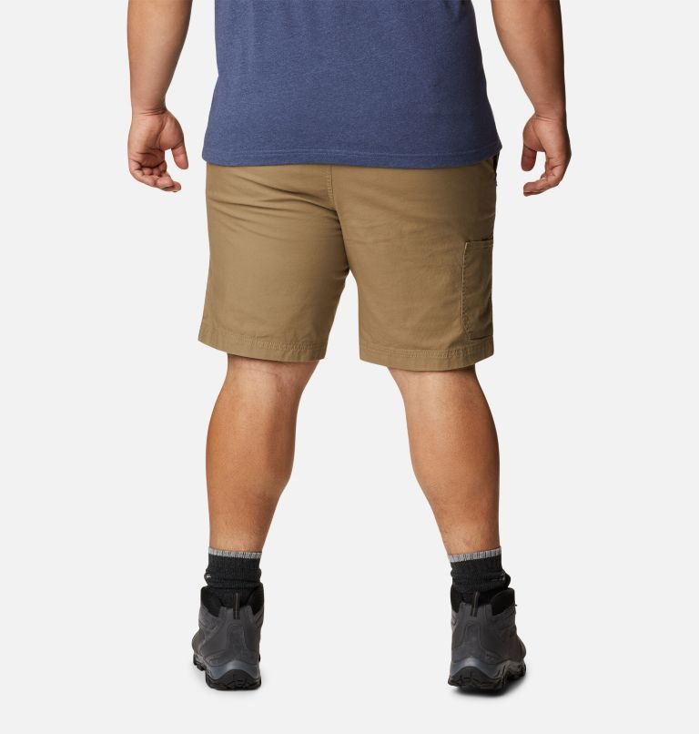 Men's Columbia Flex ROC Shorts Brown | Plus Size CA-N6LC5